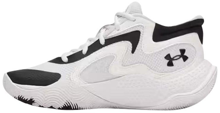 Under Armour GS JET '25 Basketbalschoen Wit