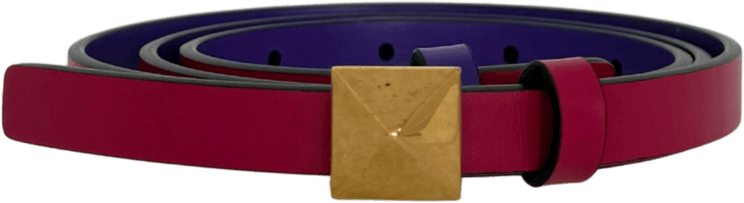 Valentino Valentino Garavani reversible leather belt 80cm Pink Reversible belt / very good