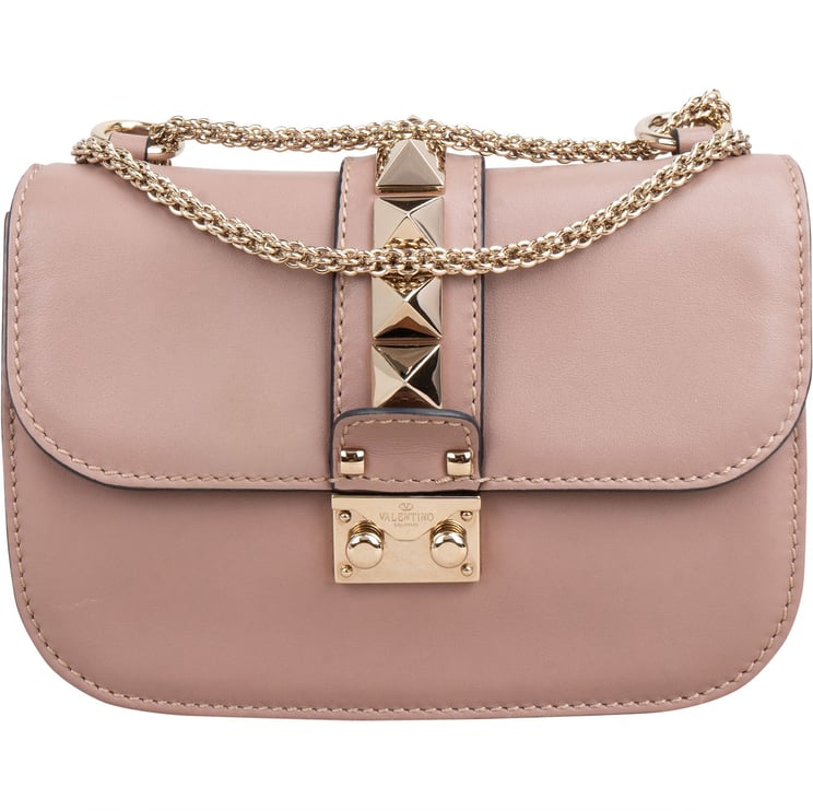 Valentino Valentino Garavani Calfskin Rockstud Small Shoulder Crossbody Bag