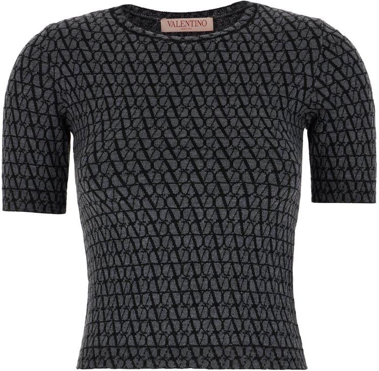Valentino Valentino Garavani Embroidered wool top