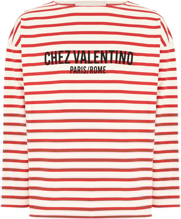 Valentino Valentino Garavani Embroidered cotton t-shirt