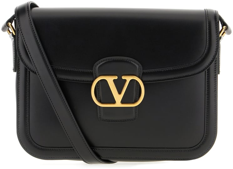 Valentino Valentino Garavani Black leather 9TO5 crossbody bag