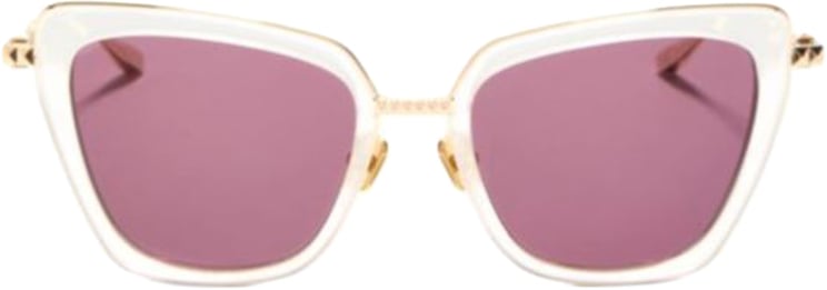 Valentino V - Daydream Ii Translucent White Cat-Eye Sunglasses