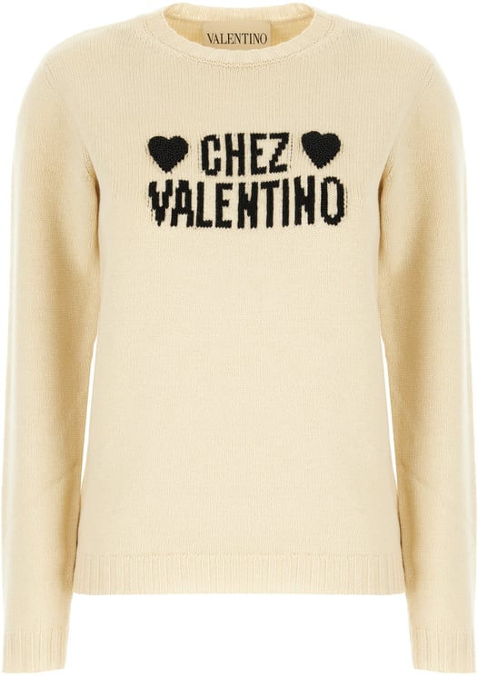 Valentino Valentino Garavani Sand wool sweater