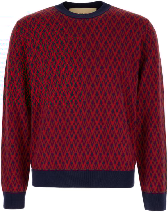 Valentino Valentino Garavani Embroidered cotton sweater
