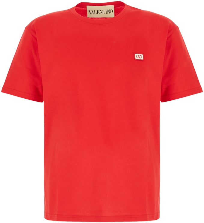 Valentino Valentino Garavani Red cotton t-shirt