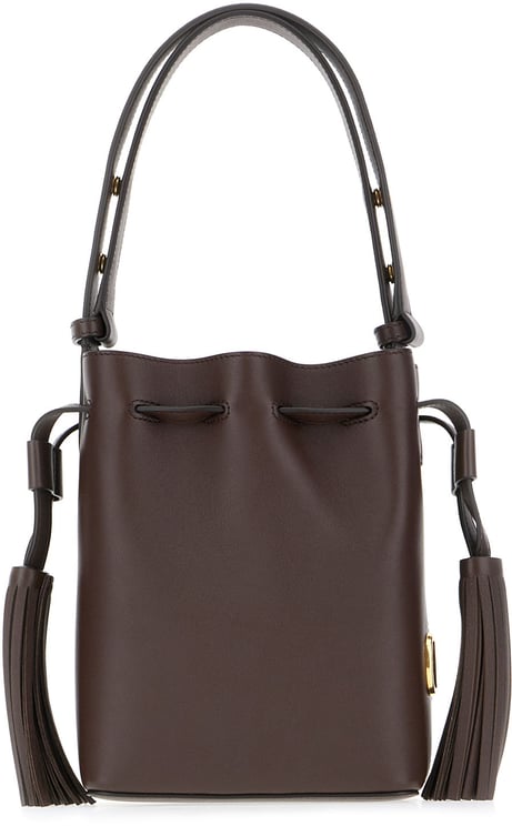 Valentino Valentino Garavani Dark brown leather handbag