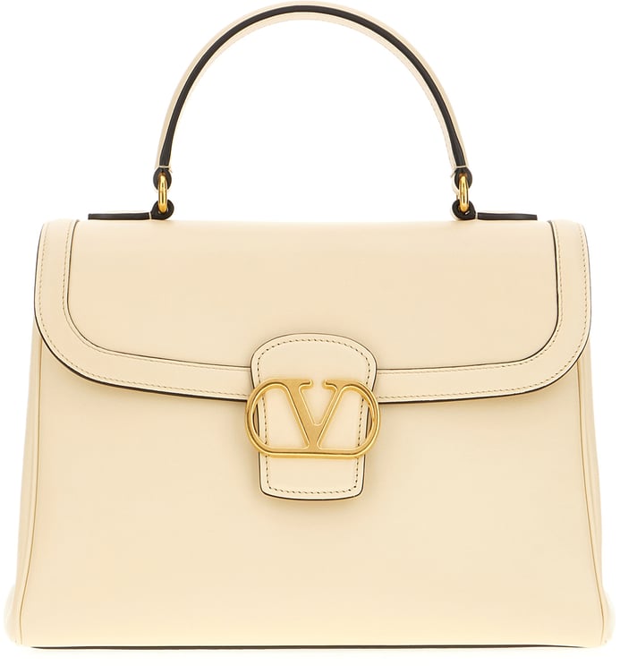 Valentino Valentino Garavani Ivory leather handbag