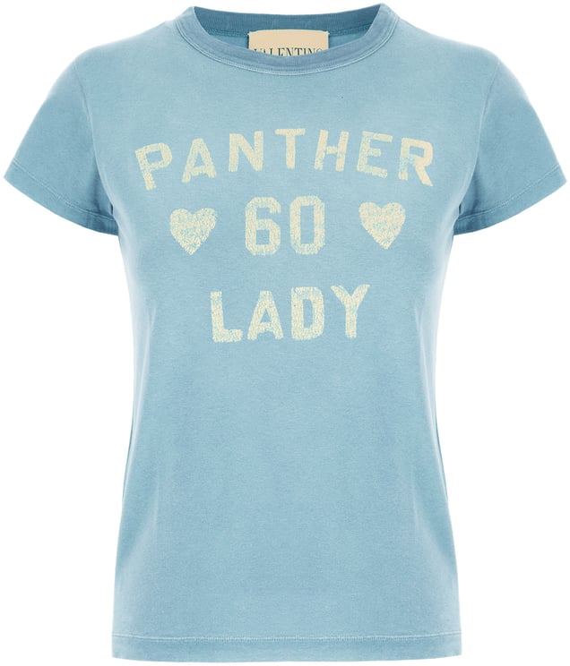 Valentino Valentino Garavani Light blue cotton t-shirt