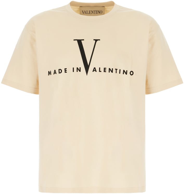 Valentino Valentino Garavani Sand cotton t-shirt