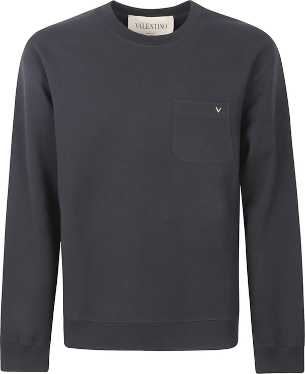 Valentino Garavani Regular Fit Valentino Knit Sweater with VGold Logo