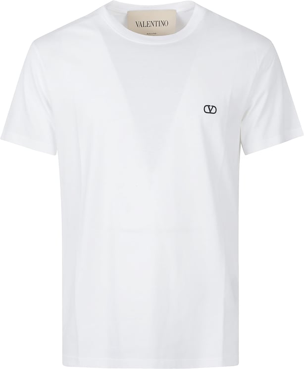 Valentino Garavani Signature Embroidered Cotton T-Shirt