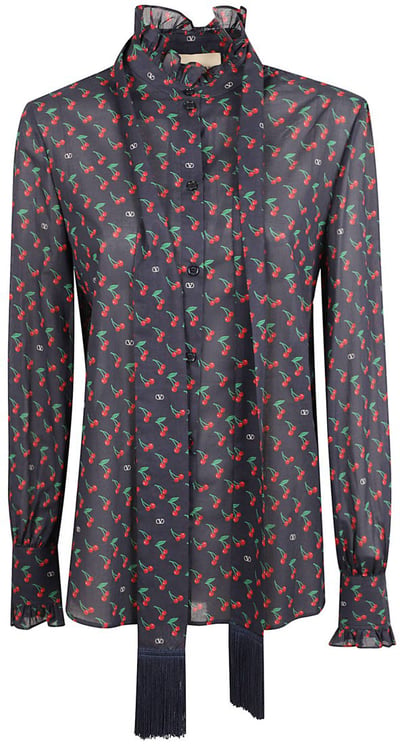 Valentino Garavani Cherry Print Shirt