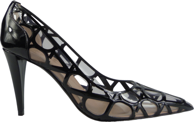 Valentino Garavani Decolletè "Toile Iconographe" Nero