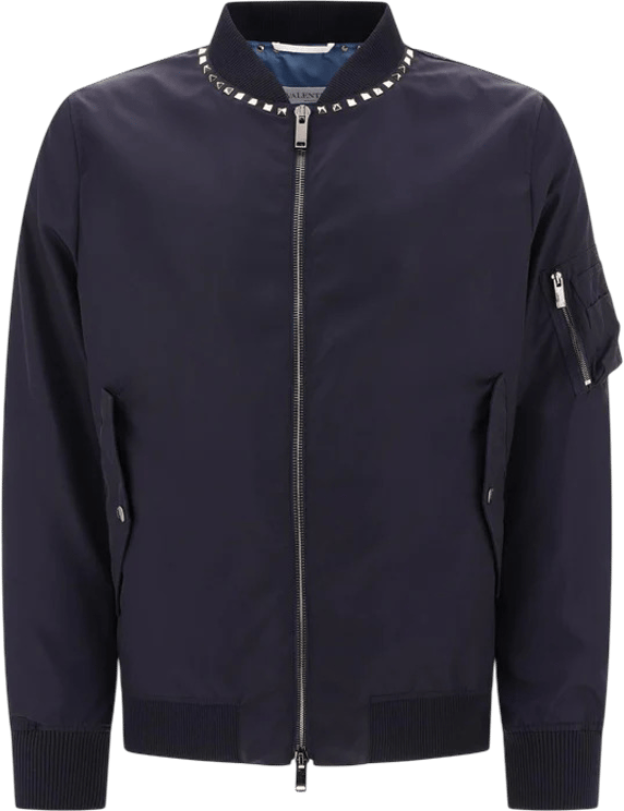 Valentino Garavani Giubbotto bomber con cerniera Rockstud