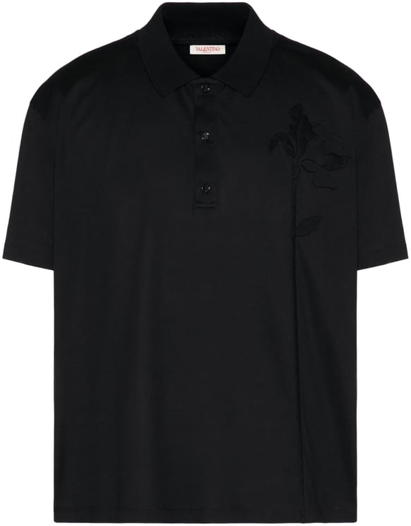 Valentino Garavani T-Shirts And Polos Black