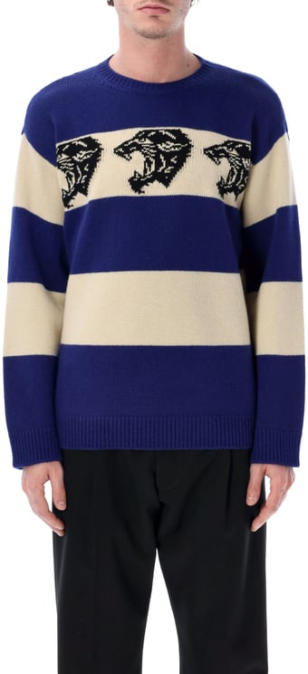 Valentino Garavani Maglia Girocollo, Regular, Fin. 5 | Pant Indigobutter