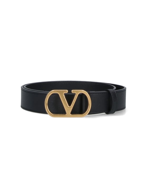 Valentino Garavani 'Vlogo Signature' Belt – Black