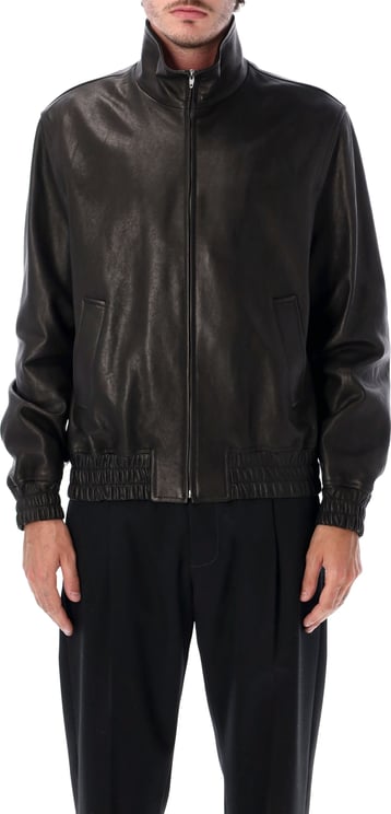 Valentino Garavani Leather Jacket Nero