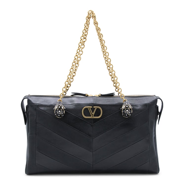 Valentino Garavani Chevron-Pattern Rectangular Handbag