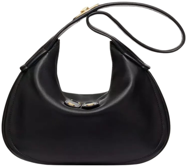 Valentino Garavani Valentino Garavani Ruffle Hobo Leather Large