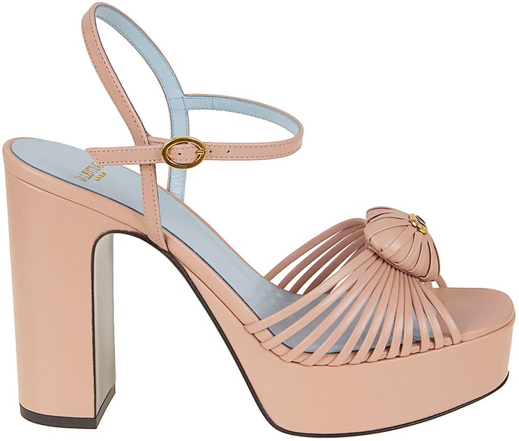 Valentino Garavani VALENTINO GARAVANI SANDAL | VG SANDAL ROYAL | T. 35/115 | CAPRETTO/LEATHER HEART/A.BRASS LOGO