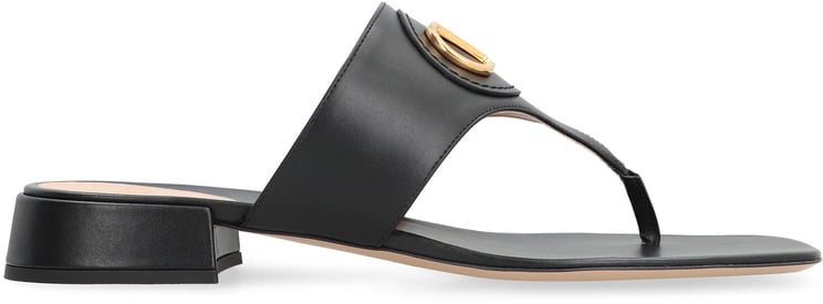 Valentino VLogo Signature Leather slides