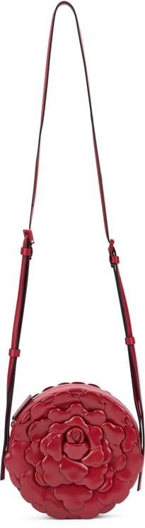 Valentino Red elegant round shoulder bag