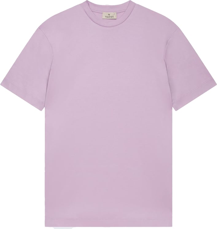 Valenza Heren Interlock Supima T-Shirt Paars