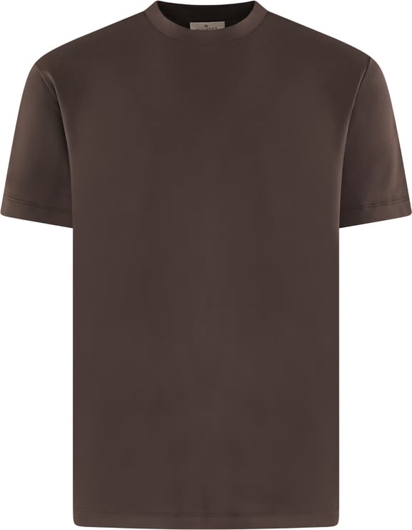 Valenza VALENZA Heren Interlock Supima T-Shirt Bruin
