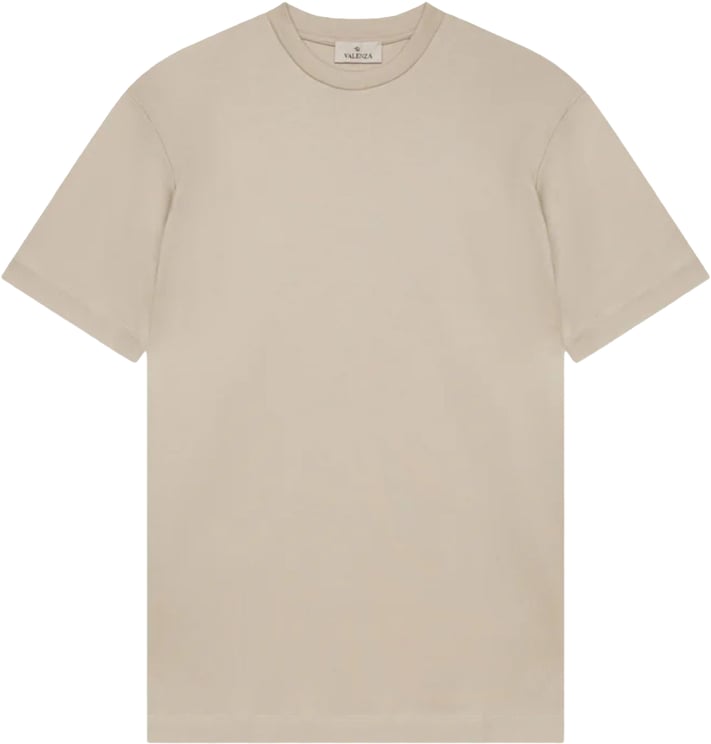 Valenza Valenza Interlock Supima T-shirts Beige 1001
