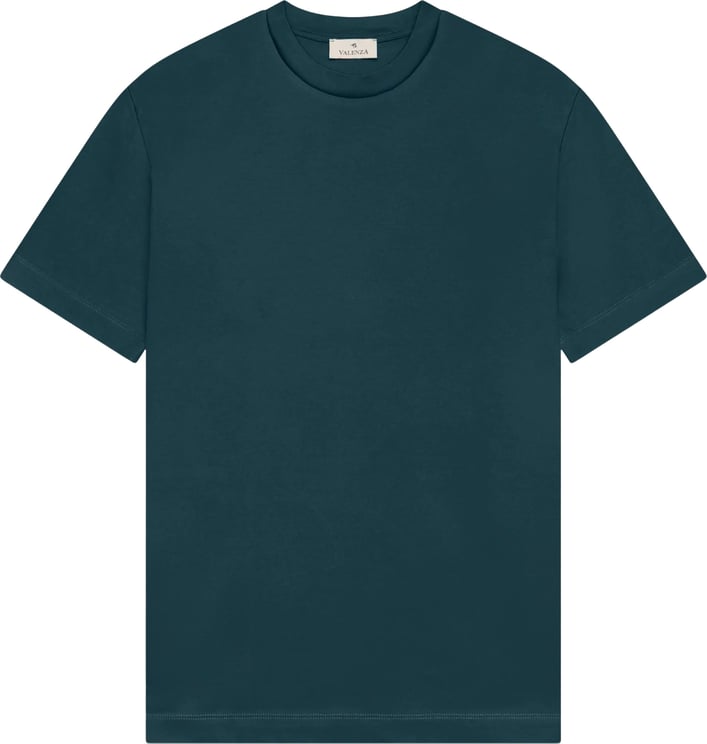 Valenza Valenza Interlock Supima T-shirts Donkergroen 1001