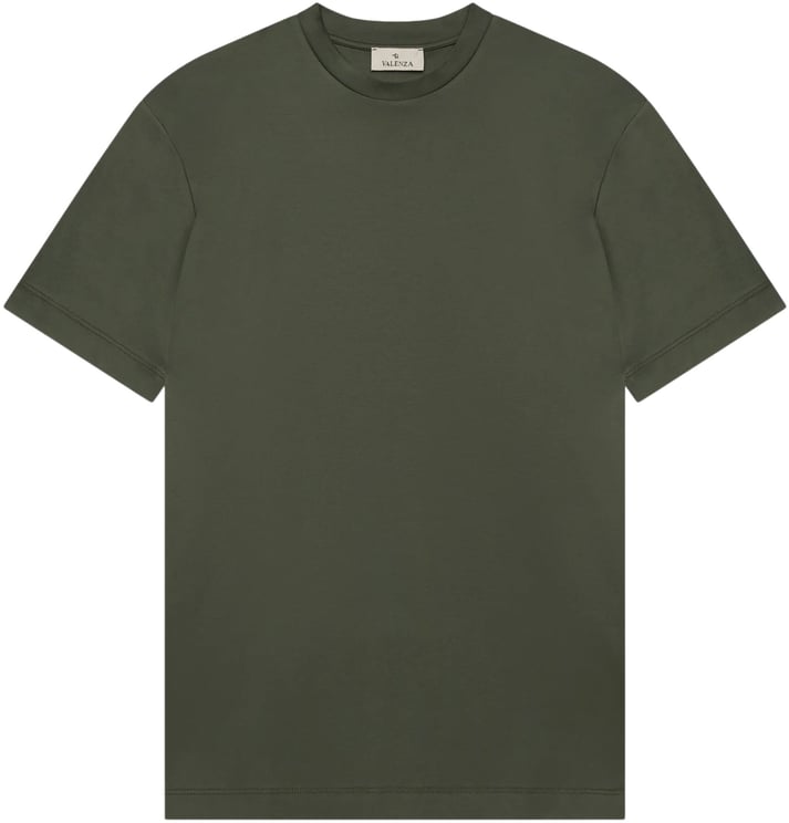 Valenza Valenza Interlock Supima T-shirts Groen 1001