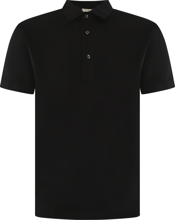 Valenza Heren Supima Polo Schiller Zwart