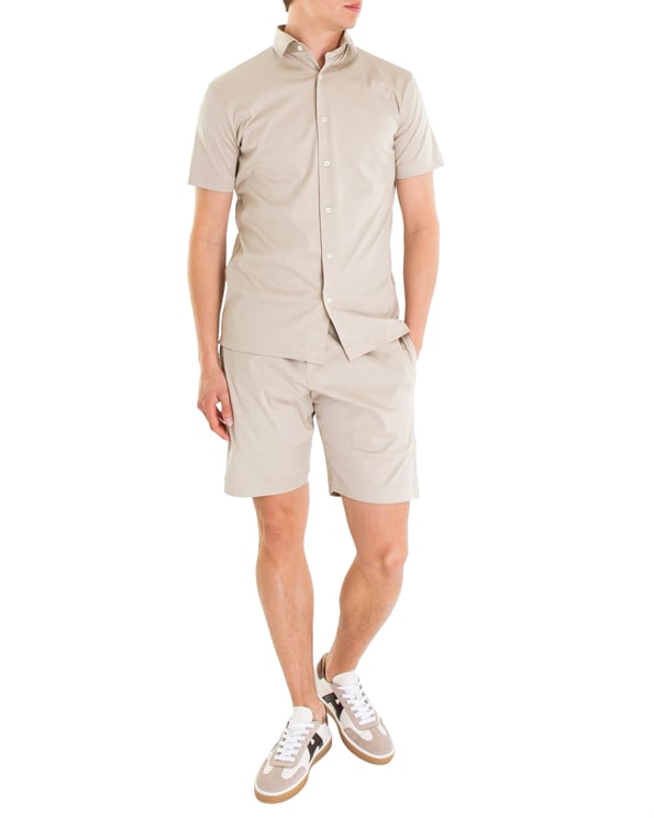 Valenza Heren Interlock Supima Shirt Beige