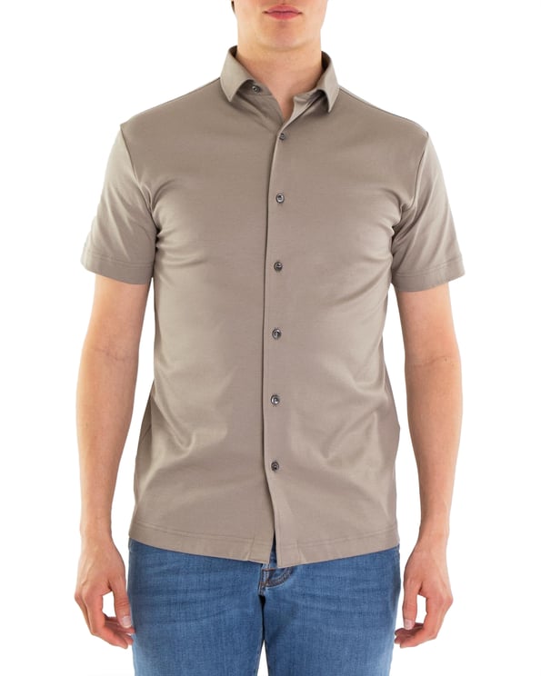 Valenza Heren Interlock Supima Shirt Grijs