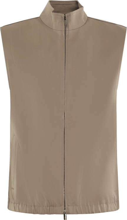 Valenza Heren Supima Bodywarmer Grijs/Beige