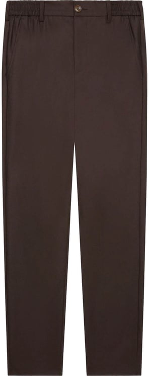 Valenza Heren Flannel Stretch Tapered Bruin