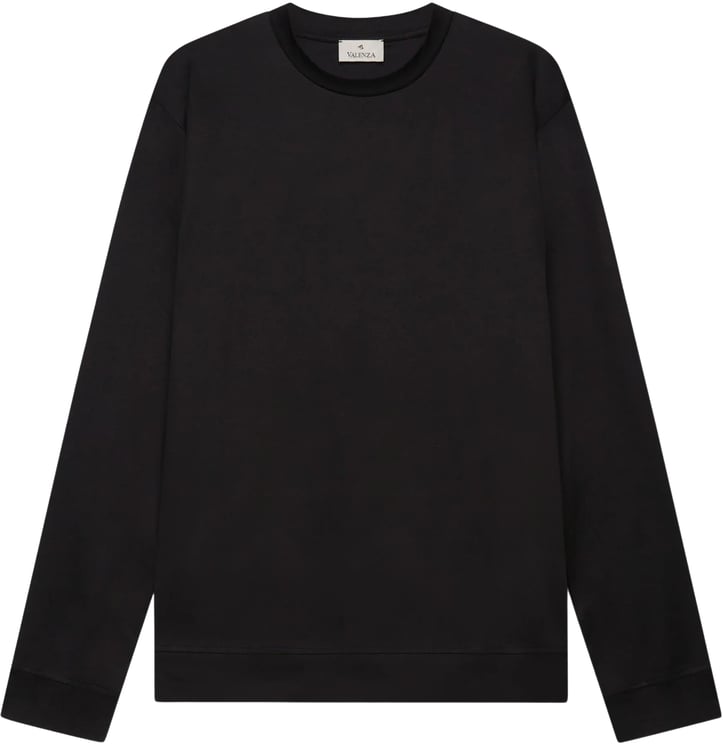 Valenza Valenza Heavy Supima Sweaters Zwart 1102