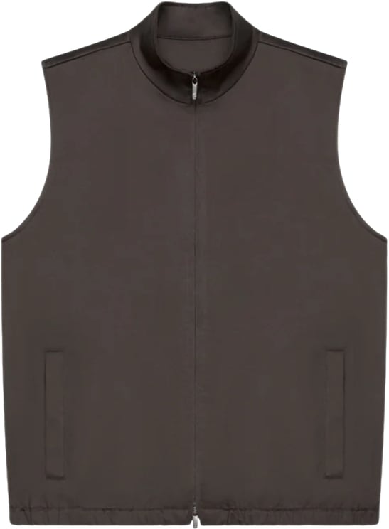 Valenza Valenza 1104 Bodywarmers Donkergrijs Heavy Supima