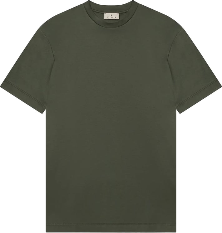 Valenza Interlock Supima T-shirt Groen