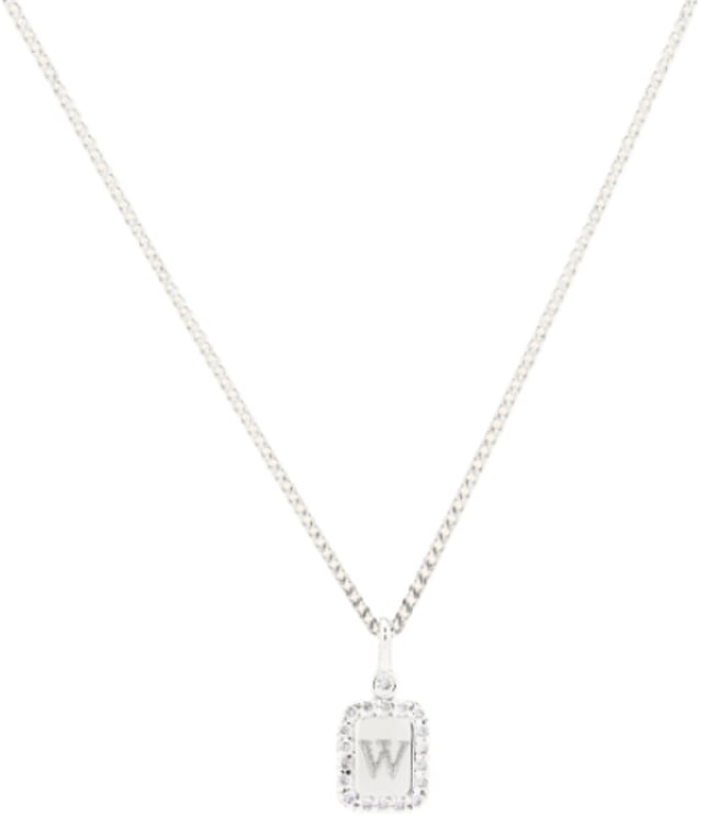Vedder & Vedder VEDDER & VEDDER Tiny Pave Tag - plated T