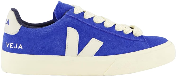 Veja Dames Campo Suede Sneaker Blauw