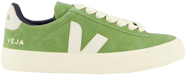 Veja Dames Campo Suede Sneaker Groen