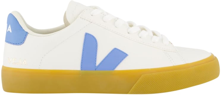 Veja Dames Campo Sneaker Wit/Blauw