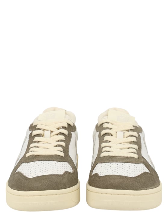 Veja Neutrals Suede Perforated Toe Sneakers