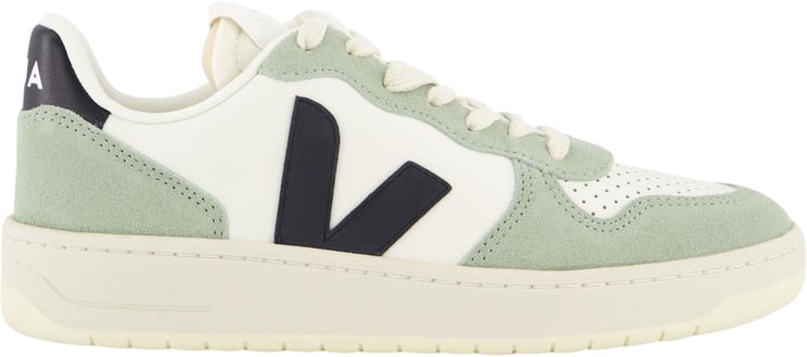 Veja Dames V-10 Pure Sneaker Groen