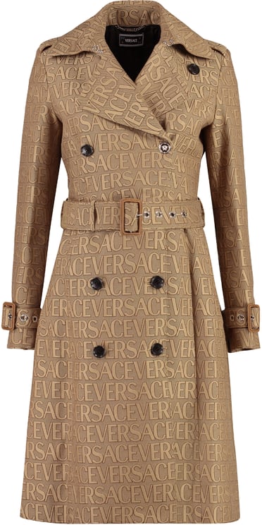 Versace Cotton blend trench coat