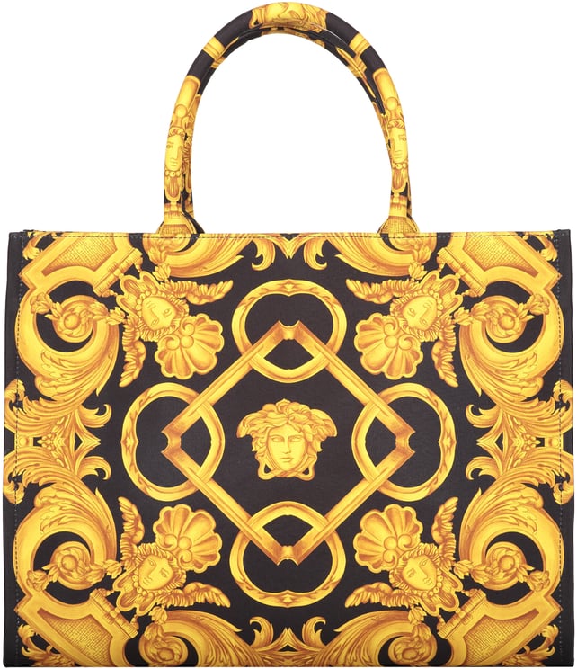 Versace Canvas tote bag