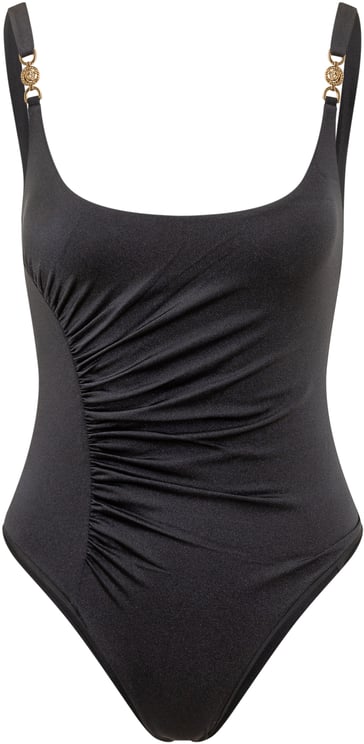 Versace Costume Intero In Lycra Con Arricciatura